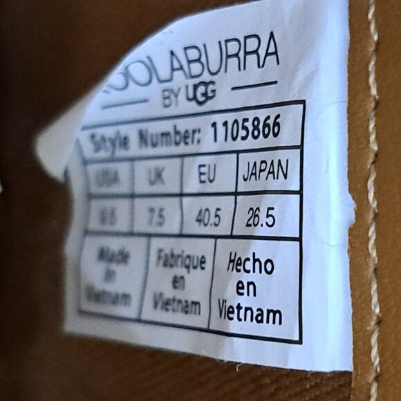 Koolaburra Ugg Chestnut Brown Suede Samiah Buckle Ankle Heeled Bootie Size: 9.5 - Picture 11 of 11